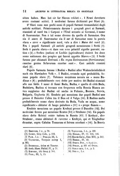 Archivio di letteratura biblica ed orientale contribuzioni mensili allo studio della Sacra Scrittura e dei principali tra i monumenti dell'antico oriente