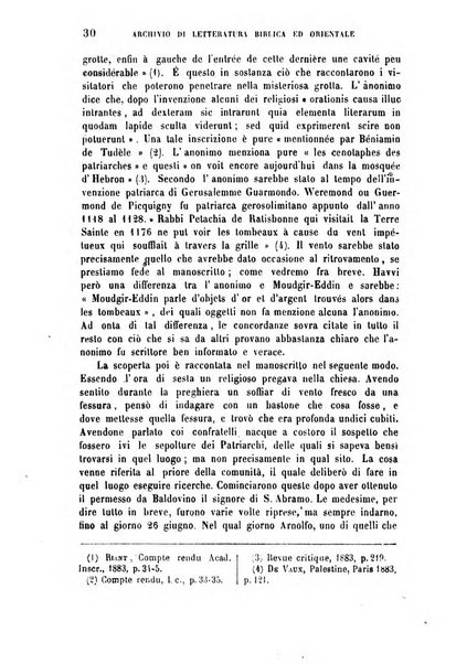 Archivio di letteratura biblica ed orientale contribuzioni mensili allo studio della Sacra Scrittura e dei principali tra i monumenti dell'antico oriente