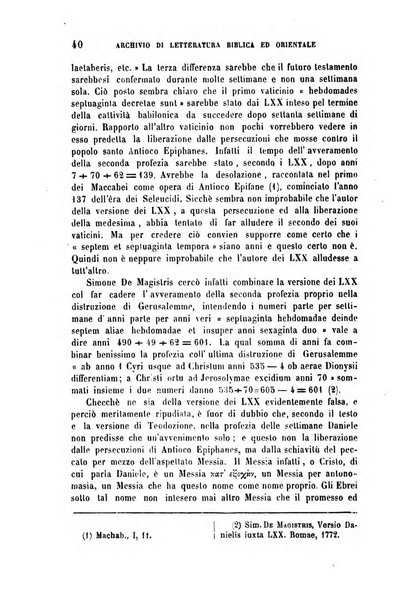 Archivio di letteratura biblica ed orientale contribuzioni mensili allo studio della Sacra Scrittura e dei principali tra i monumenti dell'antico oriente