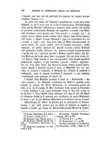 Archivio di letteratura biblica ed orientale contribuzioni mensili allo studio della Sacra Scrittura e dei principali tra i monumenti dell'antico oriente