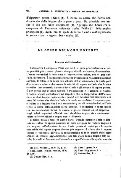 Archivio di letteratura biblica ed orientale contribuzioni mensili allo studio della Sacra Scrittura e dei principali tra i monumenti dell'antico oriente