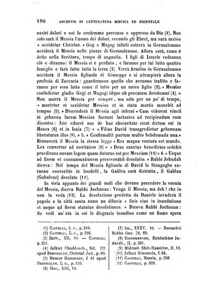 Archivio di letteratura biblica ed orientale contribuzioni mensili allo studio della Sacra Scrittura e dei principali tra i monumenti dell'antico oriente