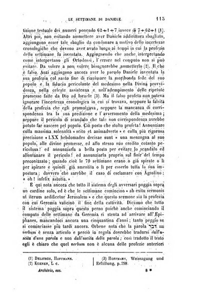 Archivio di letteratura biblica ed orientale contribuzioni mensili allo studio della Sacra Scrittura e dei principali tra i monumenti dell'antico oriente