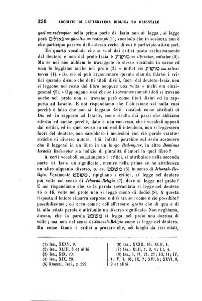 Archivio di letteratura biblica ed orientale contribuzioni mensili allo studio della Sacra Scrittura e dei principali tra i monumenti dell'antico oriente