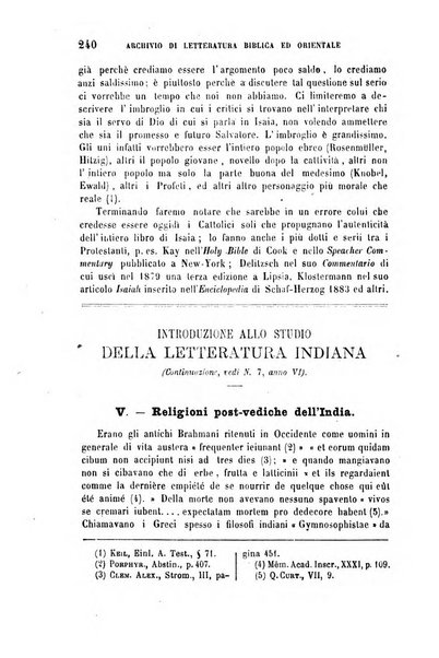 Archivio di letteratura biblica ed orientale contribuzioni mensili allo studio della Sacra Scrittura e dei principali tra i monumenti dell'antico oriente