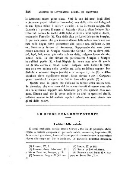 Archivio di letteratura biblica ed orientale contribuzioni mensili allo studio della Sacra Scrittura e dei principali tra i monumenti dell'antico oriente