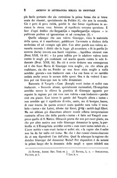 Archivio di letteratura biblica ed orientale contribuzioni mensili allo studio della Sacra Scrittura e dei principali tra i monumenti dell'antico oriente