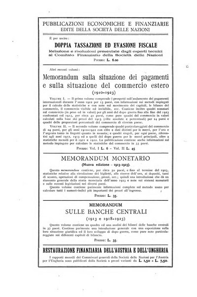 Bollettino mensile della Società delle Nazioni