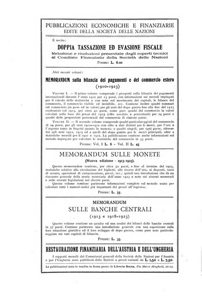 Bollettino mensile della Società delle Nazioni