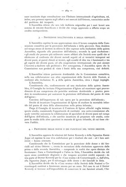 Bollettino mensile della Società delle Nazioni