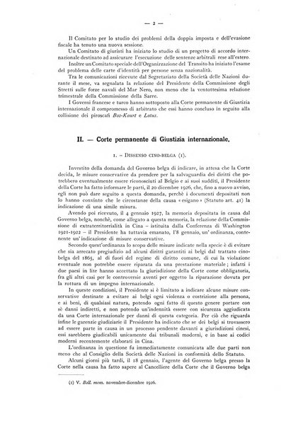 Bollettino mensile della Società delle Nazioni