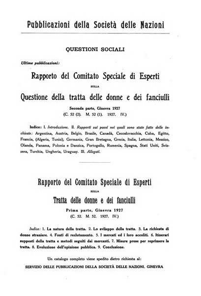 Bollettino mensile della Società delle Nazioni