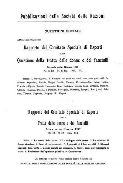 Bollettino mensile della Società delle Nazioni