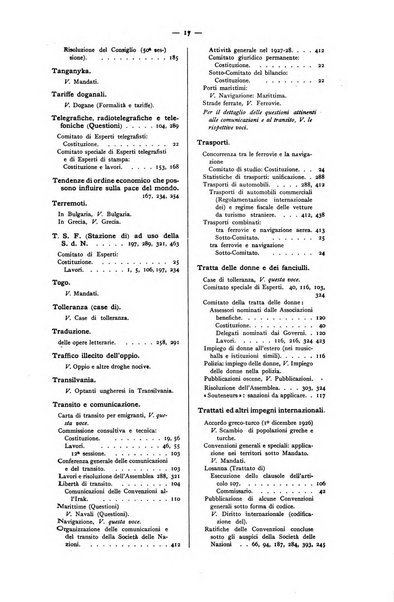 Bollettino mensile della Società delle Nazioni