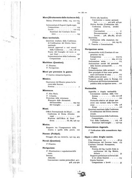 Bollettino mensile della Società delle Nazioni