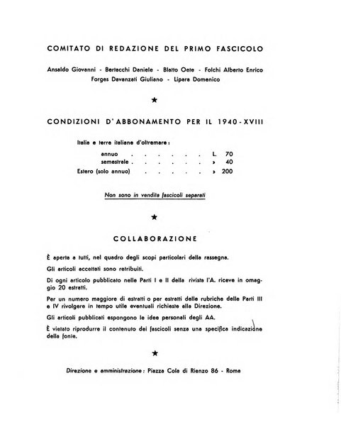 Comando rassegna bimestrale di studi politici e militari