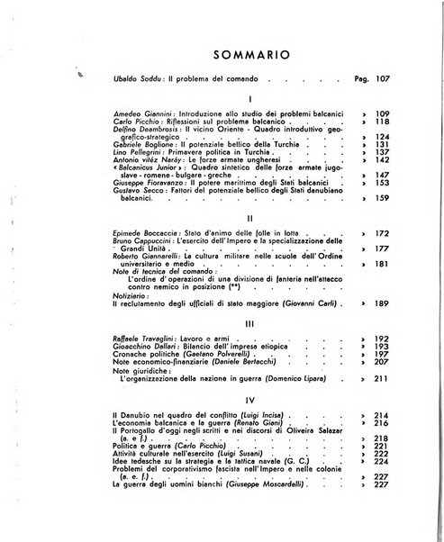 Comando rassegna bimestrale di studi politici e militari