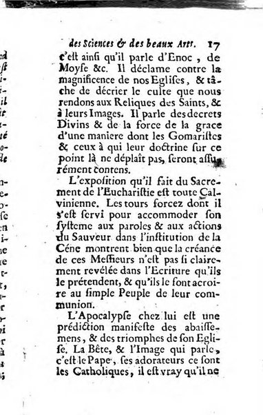 Mémoires pour l'histoire des sciences & des beaux-arts recüeillies par l'ordre de Son Altesse Serenissime Monseigneur Prince souverain de Dombes