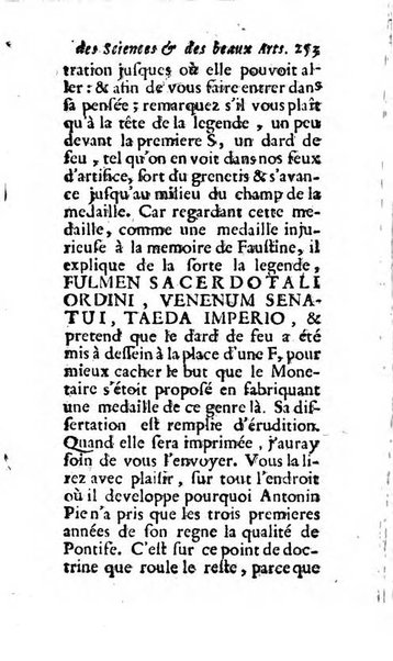 Mémoires pour l'histoire des sciences & des beaux-arts recüeillies par l'ordre de Son Altesse Serenissime Monseigneur Prince souverain de Dombes