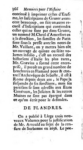 Mémoires pour l'histoire des sciences & des beaux-arts recüeillies par l'ordre de Son Altesse Serenissime Monseigneur Prince souverain de Dombes