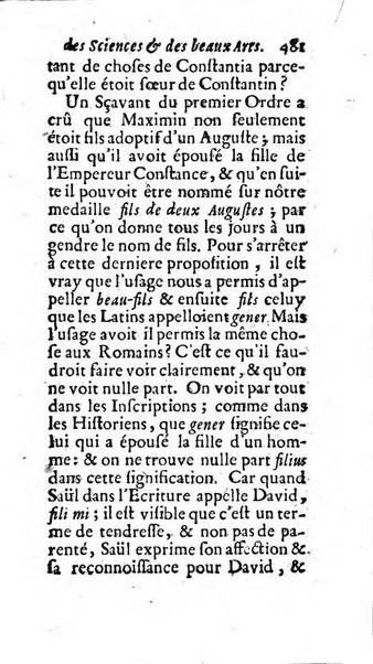 Mémoires pour l'histoire des sciences & des beaux-arts recüeillies par l'ordre de Son Altesse Serenissime Monseigneur Prince souverain de Dombes