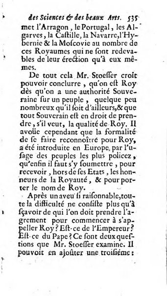 Mémoires pour l'histoire des sciences & des beaux-arts recüeillies par l'ordre de Son Altesse Serenissime Monseigneur Prince souverain de Dombes