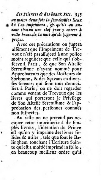 Mémoires pour l'histoire des sciences & des beaux-arts recüeillies par l'ordre de Son Altesse Serenissime Monseigneur Prince souverain de Dombes