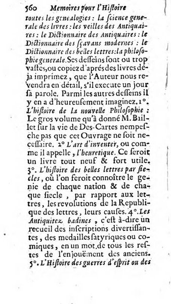 Mémoires pour l'histoire des sciences & des beaux-arts recüeillies par l'ordre de Son Altesse Serenissime Monseigneur Prince souverain de Dombes