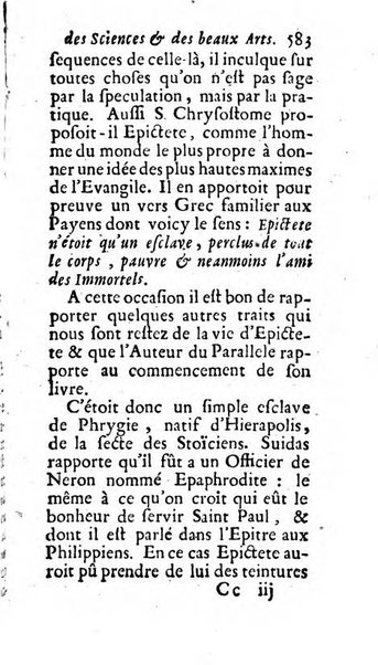 Mémoires pour l'histoire des sciences & des beaux-arts recüeillies par l'ordre de Son Altesse Serenissime Monseigneur Prince souverain de Dombes