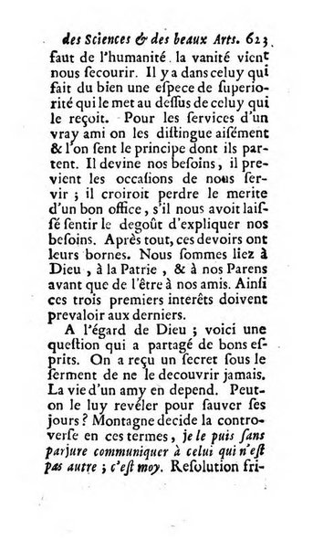 Mémoires pour l'histoire des sciences & des beaux-arts recüeillies par l'ordre de Son Altesse Serenissime Monseigneur Prince souverain de Dombes