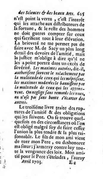 Mémoires pour l'histoire des sciences & des beaux-arts recüeillies par l'ordre de Son Altesse Serenissime Monseigneur Prince souverain de Dombes