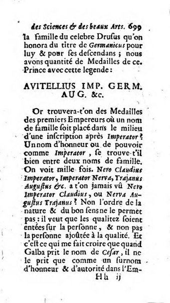 Mémoires pour l'histoire des sciences & des beaux-arts recüeillies par l'ordre de Son Altesse Serenissime Monseigneur Prince souverain de Dombes