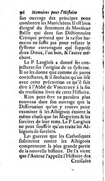 Mémoires pour l'histoire des sciences & des beaux-arts recüeillies par l'ordre de Son Altesse Serenissime Monseigneur Prince souverain de Dombes