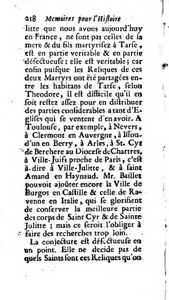 Mémoires pour l'histoire des sciences & des beaux-arts recüeillies par l'ordre de Son Altesse Serenissime Monseigneur Prince souverain de Dombes