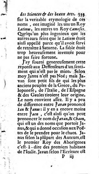 Mémoires pour l'histoire des sciences & des beaux-arts recüeillies par l'ordre de Son Altesse Serenissime Monseigneur Prince souverain de Dombes