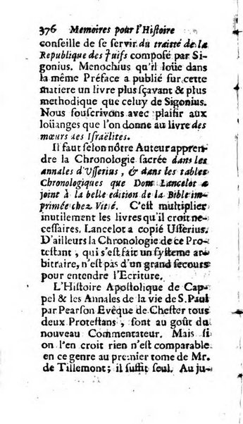 Mémoires pour l'histoire des sciences & des beaux-arts recüeillies par l'ordre de Son Altesse Serenissime Monseigneur Prince souverain de Dombes