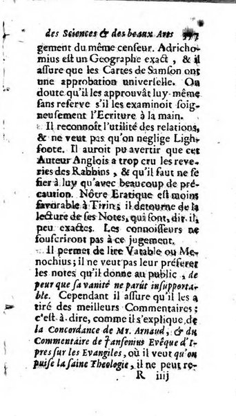 Mémoires pour l'histoire des sciences & des beaux-arts recüeillies par l'ordre de Son Altesse Serenissime Monseigneur Prince souverain de Dombes