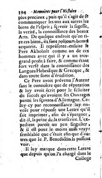 Mémoires pour l'histoire des sciences & des beaux-arts recüeillies par l'ordre de Son Altesse Serenissime Monseigneur Prince souverain de Dombes