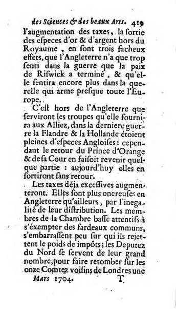 Mémoires pour l'histoire des sciences & des beaux-arts recüeillies par l'ordre de Son Altesse Serenissime Monseigneur Prince souverain de Dombes