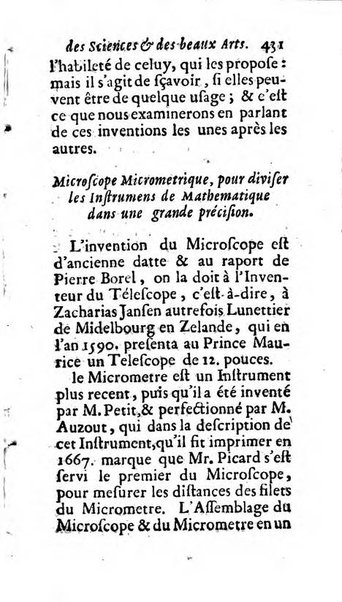 Mémoires pour l'histoire des sciences & des beaux-arts recüeillies par l'ordre de Son Altesse Serenissime Monseigneur Prince souverain de Dombes