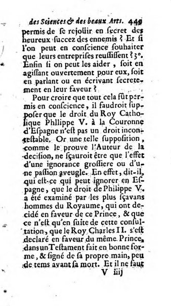 Mémoires pour l'histoire des sciences & des beaux-arts recüeillies par l'ordre de Son Altesse Serenissime Monseigneur Prince souverain de Dombes