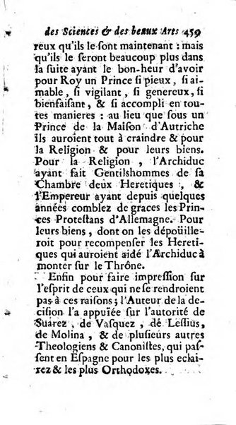 Mémoires pour l'histoire des sciences & des beaux-arts recüeillies par l'ordre de Son Altesse Serenissime Monseigneur Prince souverain de Dombes