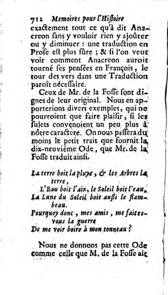 Mémoires pour l'histoire des sciences & des beaux-arts recüeillies par l'ordre de Son Altesse Serenissime Monseigneur Prince souverain de Dombes