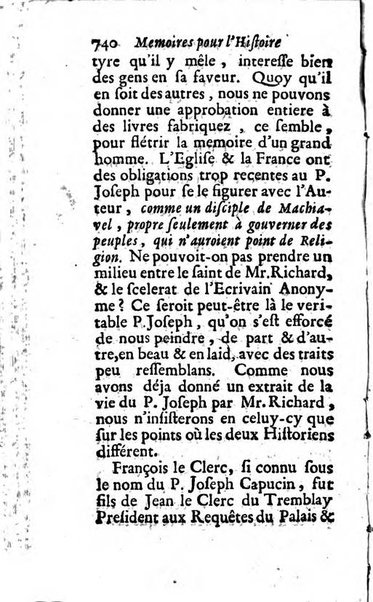 Mémoires pour l'histoire des sciences & des beaux-arts recüeillies par l'ordre de Son Altesse Serenissime Monseigneur Prince souverain de Dombes