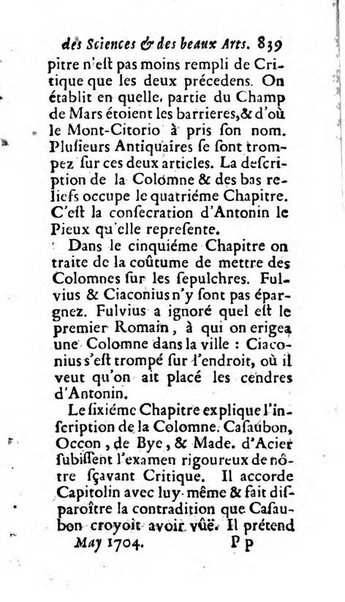 Mémoires pour l'histoire des sciences & des beaux-arts recüeillies par l'ordre de Son Altesse Serenissime Monseigneur Prince souverain de Dombes