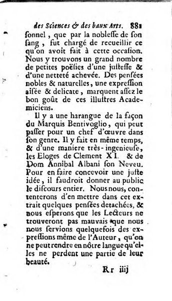 Mémoires pour l'histoire des sciences & des beaux-arts recüeillies par l'ordre de Son Altesse Serenissime Monseigneur Prince souverain de Dombes