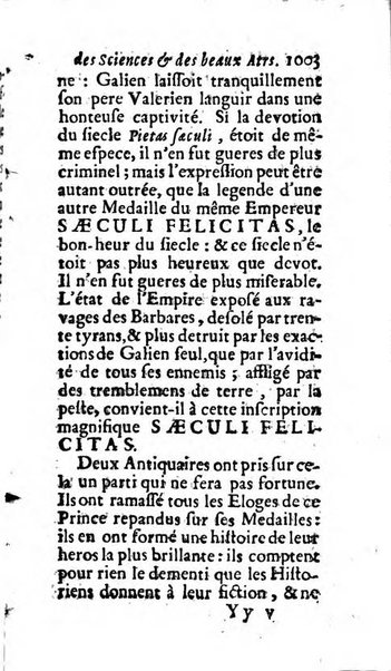 Mémoires pour l'histoire des sciences & des beaux-arts recüeillies par l'ordre de Son Altesse Serenissime Monseigneur Prince souverain de Dombes