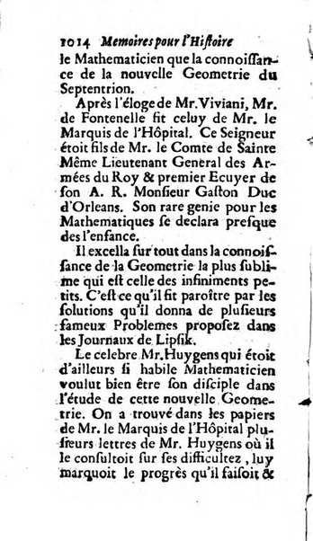 Mémoires pour l'histoire des sciences & des beaux-arts recüeillies par l'ordre de Son Altesse Serenissime Monseigneur Prince souverain de Dombes