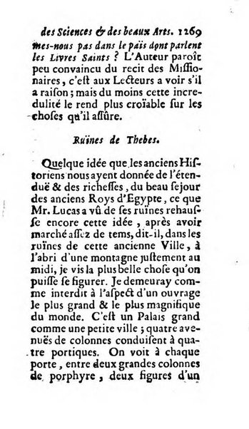 Mémoires pour l'histoire des sciences & des beaux-arts recüeillies par l'ordre de Son Altesse Serenissime Monseigneur Prince souverain de Dombes