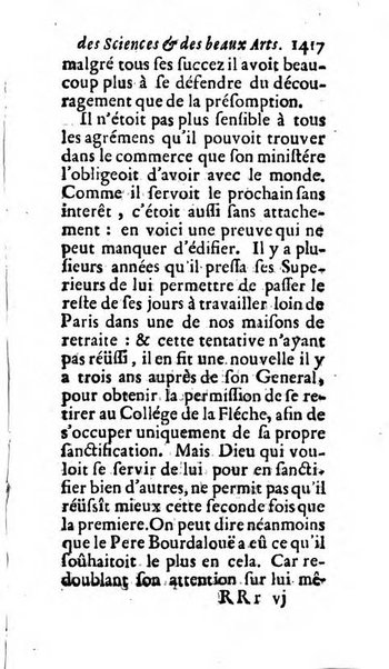 Mémoires pour l'histoire des sciences & des beaux-arts recüeillies par l'ordre de Son Altesse Serenissime Monseigneur Prince souverain de Dombes